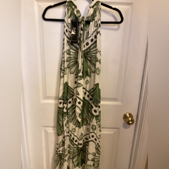 MSK Green and Ivory Maxi Dress - Picture 5 of 5